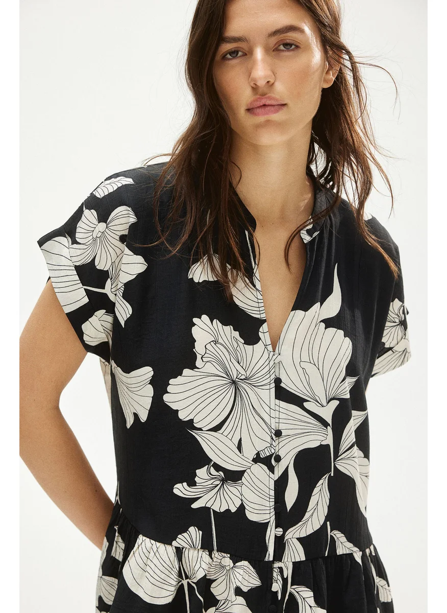 H&M Crinkled Tunic Dress