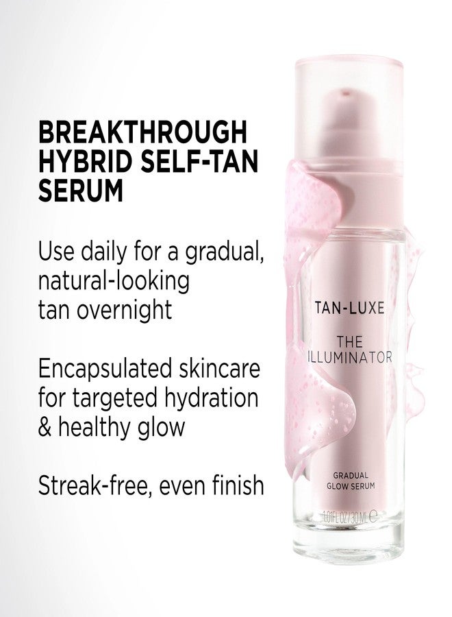 Tan-Luxe The Illuminator, Self-Tan Serum, Gradual Tanning Skincare, Hydrating Overnight Face Tanner, Self Tanner for Face With Hyaluronic Acid & Antioxidants, 1.01 fl. oz/30 ml Bottle - Image 5