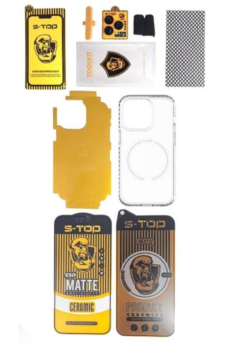 S-TOP Comprehensive Protection Package For Iphone 12 Pro Max - Image 3