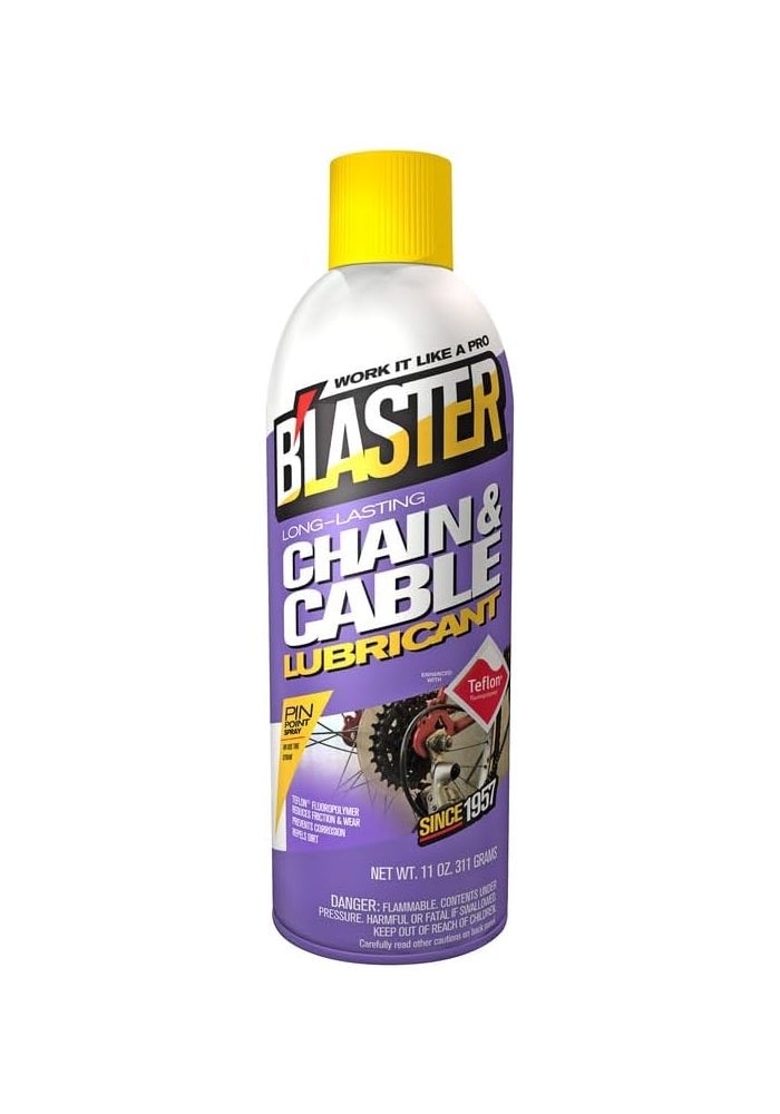 blaster B'laster Long-Lasting Chain and Cable Lubricant, 11 oz - Image 1