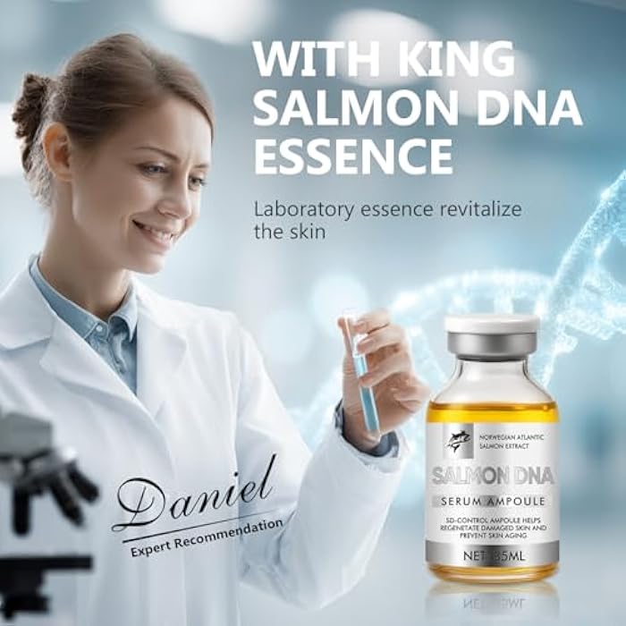 Feulover Salmon DNA Serum-Pure Marine Collagen Booster - Anti-Aging & Skin Repair Treatment for Wrinkles, Dark Spots & Elasticit， Collagen, Glutathione, Hyaluronic Acid - Improves skin radiance - Image 4