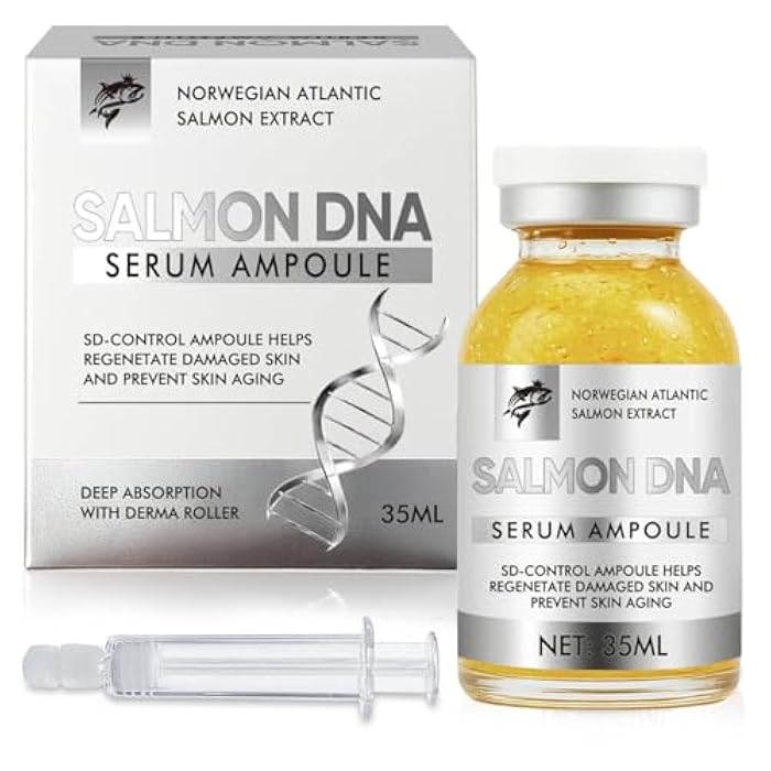 Feulover Salmon DNA Serum-Pure Marine Collagen Booster - Anti-Aging & Skin Repair Treatment for Wrinkles, Dark Spots & Elasticit， Collagen, Glutathione, Hyaluronic Acid - Improves skin radiance - Image 1