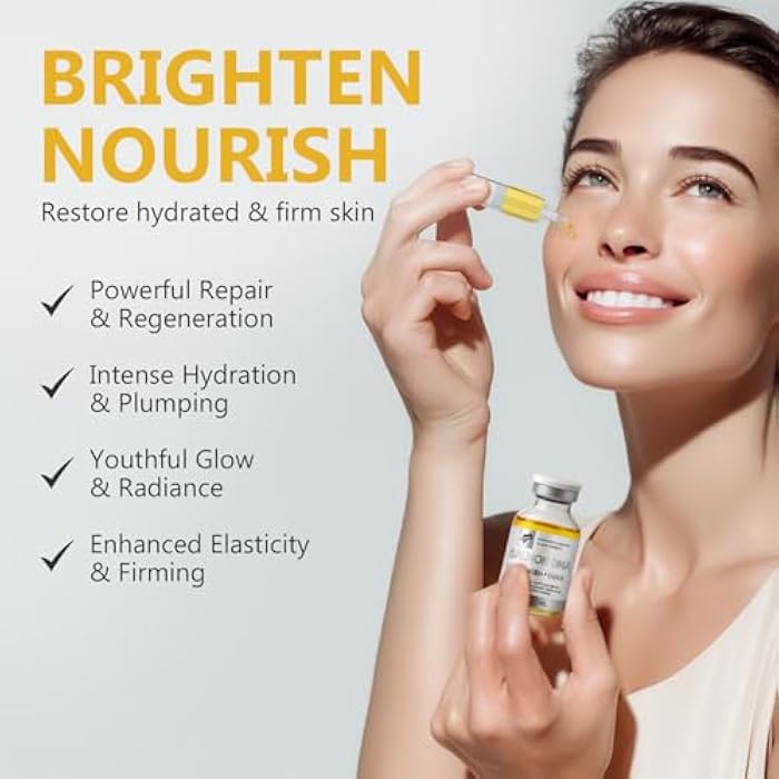 Feulover Salmon DNA Serum-Pure Marine Collagen Booster - Anti-Aging & Skin Repair Treatment for Wrinkles, Dark Spots & Elasticit， Collagen, Glutathione, Hyaluronic Acid - Improves skin radiance - Image 3