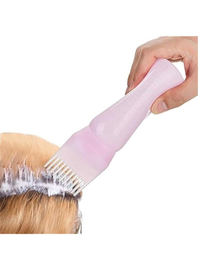 Generic Hair Dye Bottle- Hair Styling Tools| Hair Dyeing Bottle Brush | Applicator Comb Scalp Hairdressing Coloring Styling Tool| Hair Color Bottle Applicator With Graduated Brush| Applicator Tool - Image 1