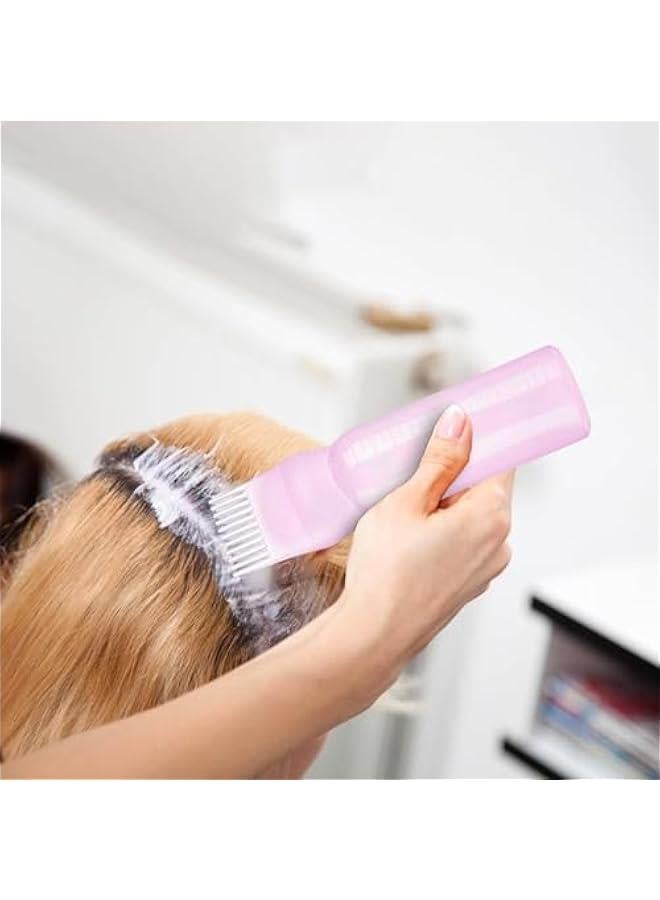 Generic Hair Dye Bottle- Hair Styling Tools| Hair Dyeing Bottle Brush | Applicator Comb Scalp Hairdressing Coloring Styling Tool| Hair Color Bottle Applicator With Graduated Brush| Applicator Tool - Image 4