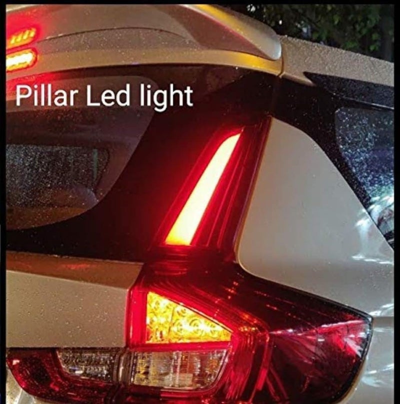 TRENDWALA LED Rear Pillar/Break Light for ERTIGA 2018+ with Matrix Running Indicator (Red) - Set of 2 - Image 1