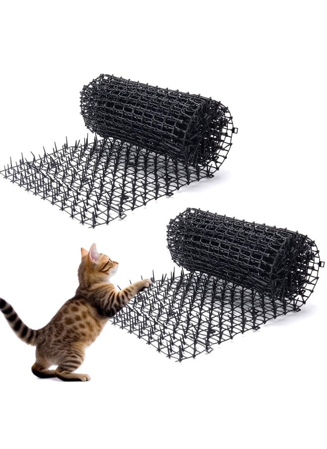 OCEANPAX Oceanpax Cat Repellent Mat With Spikes  13Ft  Garden Scat Cat Mat Strip Home Spike Deterrent Mat For Dogs And Cats  6.5Ft2 Pack  - Image 1