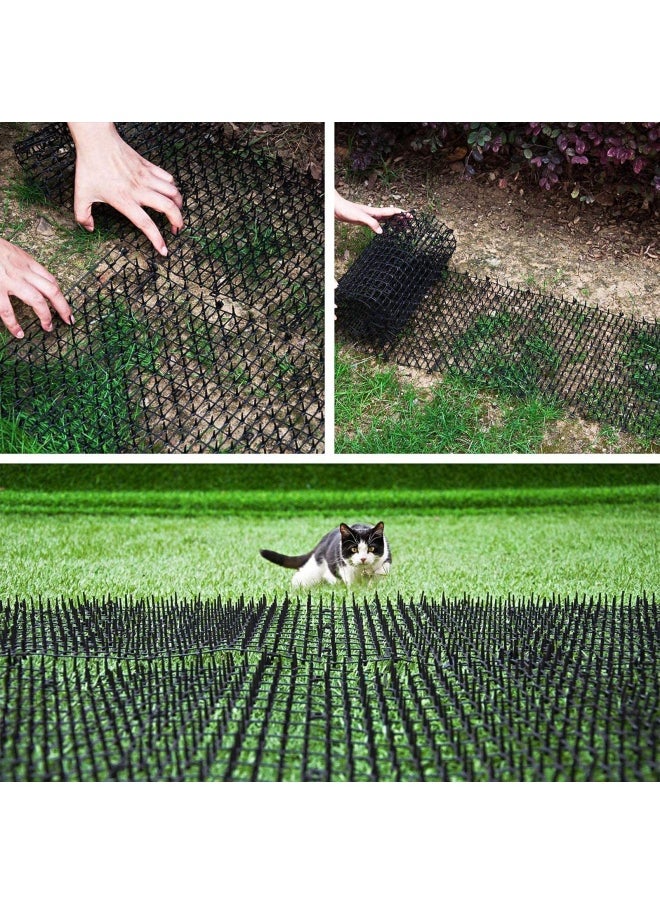 OCEANPAX Oceanpax Cat Repellent Mat With Spikes  13Ft  Garden Scat Cat Mat Strip Home Spike Deterrent Mat For Dogs And Cats  6.5Ft2 Pack  - Image 4