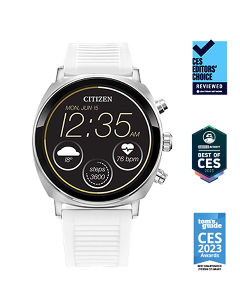 Citizen CZ Smart PQ2 41MM Unisex Smartwatch with YouQ App with IBM Watson® AI and NASA research, Wear OS by Google, HR, GPS, Fitness Tracker, Amazon Alexa™, iPhone Android Compatible, IPX6 Rating - Image 4