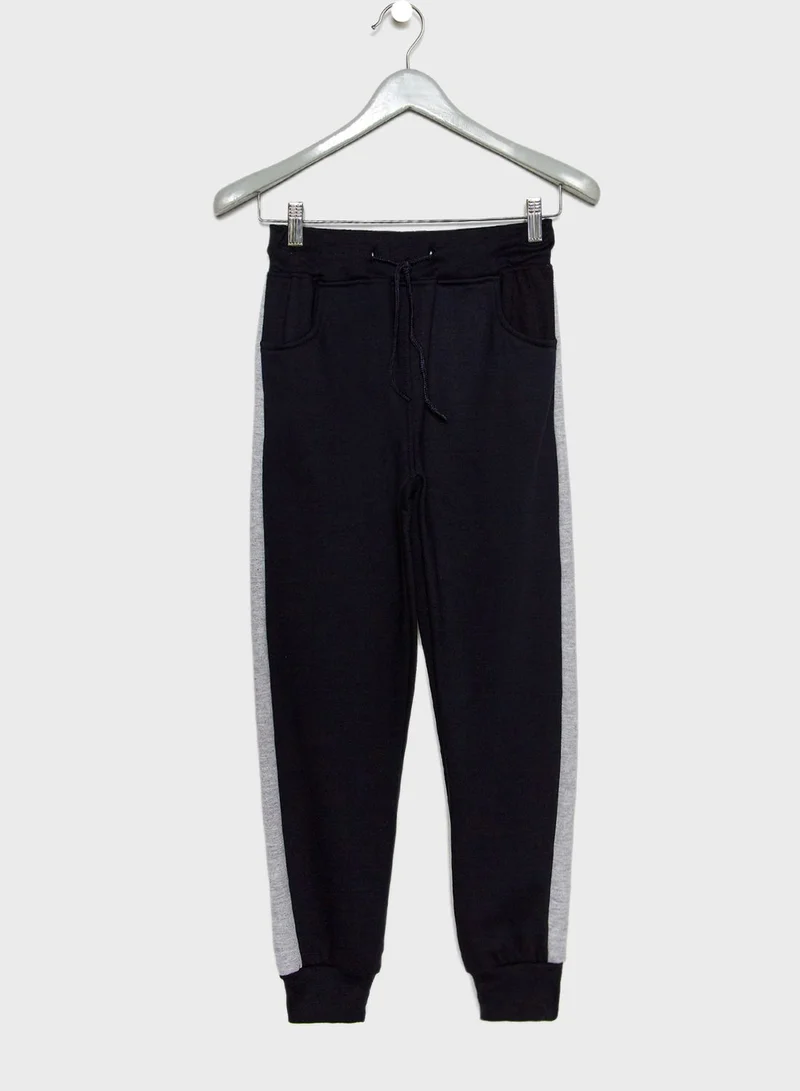 Little Ginger Striped Tracksuit