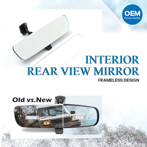 JINGEA OEM Frameless Rear view mirror, Interior rearview mirror Fit Type Compatible With Hyundai jeep Kia, Toyota Corolla RAV4 Camry, Honda Pilot CRV, Nissan Rogue Murano Sentra Altima car - Image 3