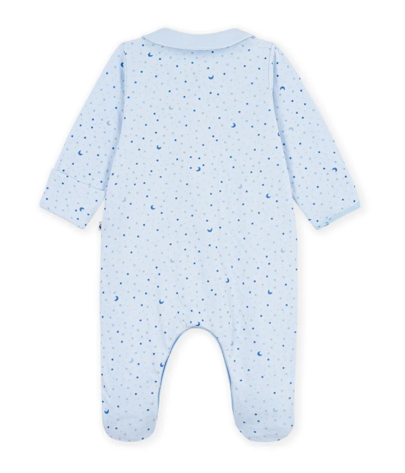 بيتي باتو Babies' Star Print Tube Knit Pyjama Suit