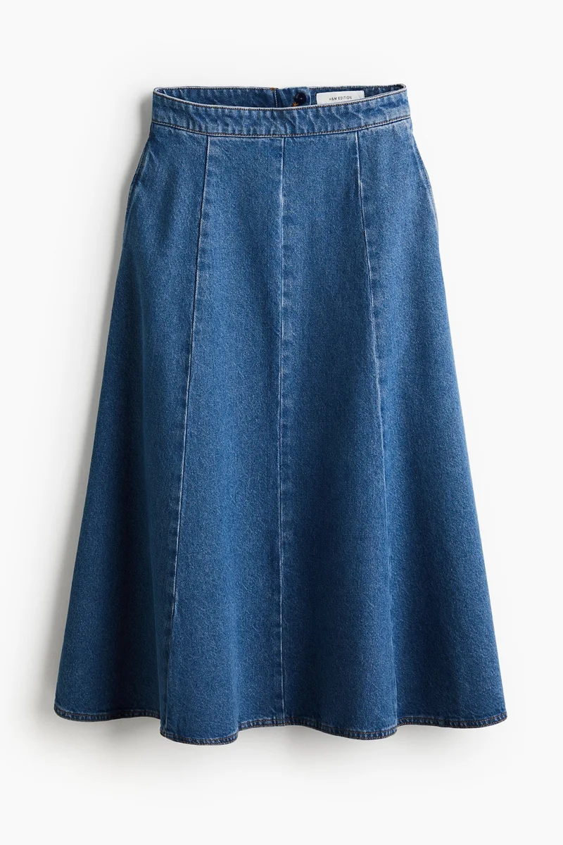 H&M A-line denim skirt