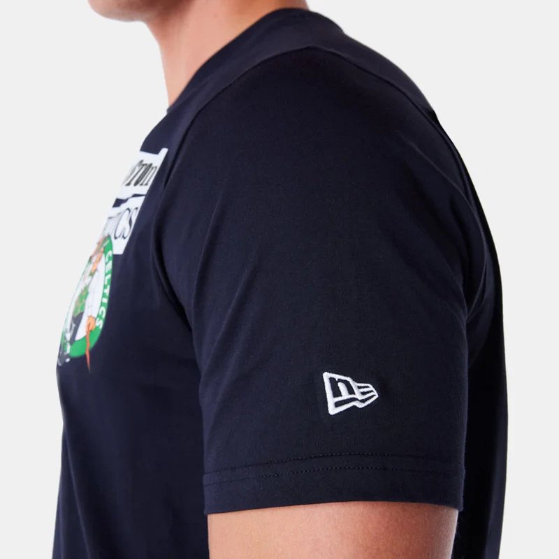NEW ERA Men's NBA Boston Celtics Newspaper Graphic T-Shirt