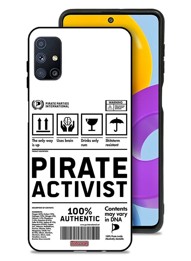 Tolwak Samsung Galaxy M51 Protective Case Cover Private Activist Sticker - Image 1