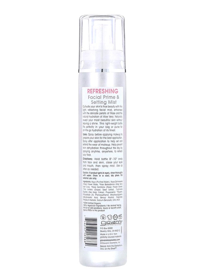 Giovanni Refreshing Facial Prime And Setting Mist Clear - Image 2