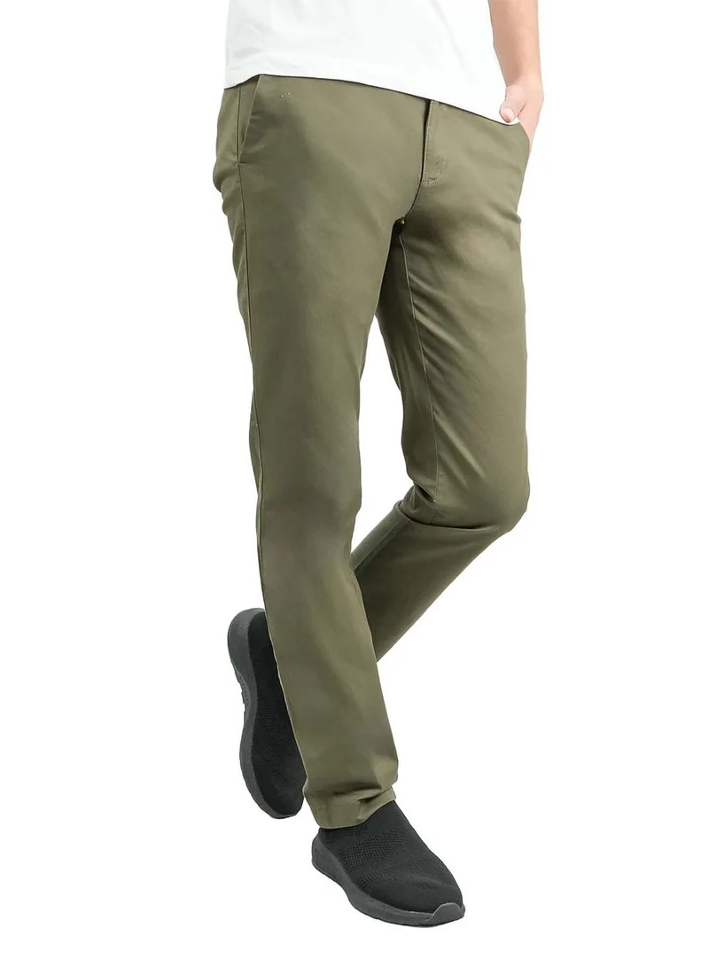 جيوردانو بنطلون رجالي كلاسيكي بقصة ضيقة