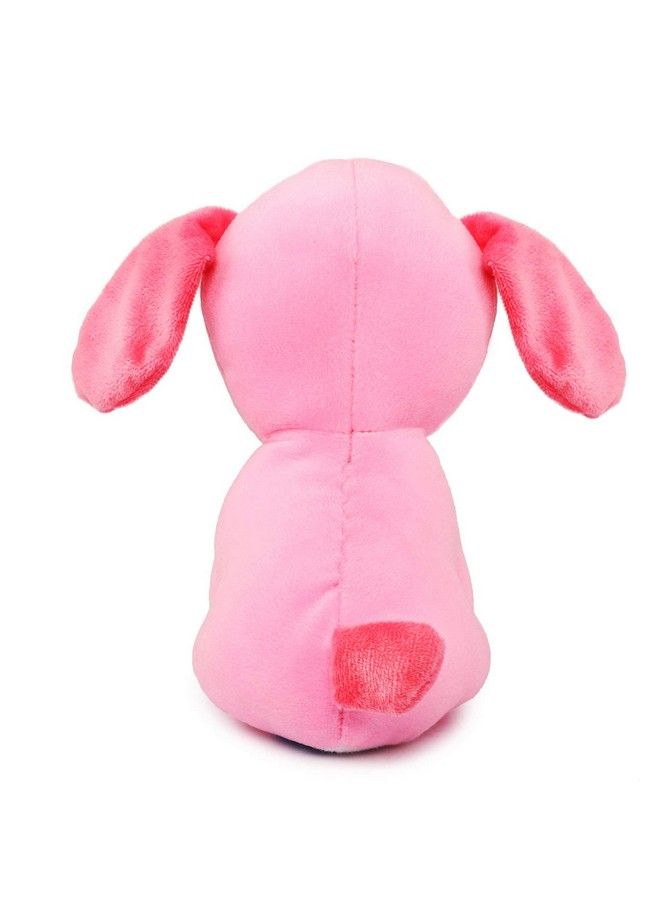 Webby Soft Animal Plush Dog Toy 20 Cm Pink - Image 5