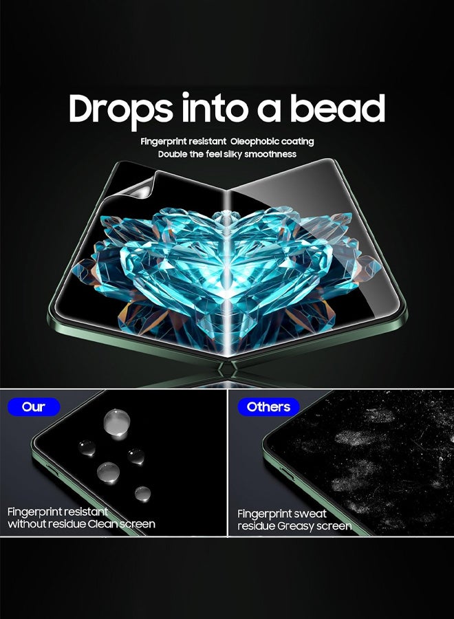 CATANES OnePlus Open Screen Protector Clear Anti-Scratch Shockproof Screen Film Sensitive Touch Tempered Glass Screen Protector - Image 3