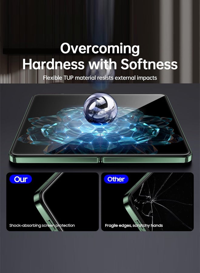 CATANES OnePlus Open Screen Protector Clear Anti-Scratch Shockproof Screen Film Sensitive Touch Tempered Glass Screen Protector - Image 2