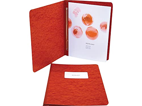 ACCO Brands ACCO PRESSTEX Report Cover, Side Bound, Tyvek Reinforced Hinge, 8.5 Inch Centers, 3 Inch Capacity, Letter Size, Executive Red (A7025079A) - Image 3