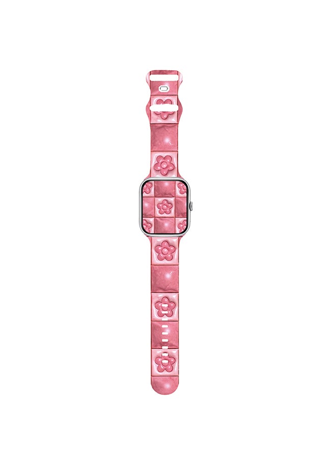 Generic Bands Compatible with Apple Watch Band 38mm 40mm 41mm 42mm 44mm 45mm 49mm, Women Men, Soft Silicone Sport Wristbands Replacement Strap for All iWatch Series 10/9/8/7/6/5/4/3/2/1/SE/Ultra/Hermès  - Image 2