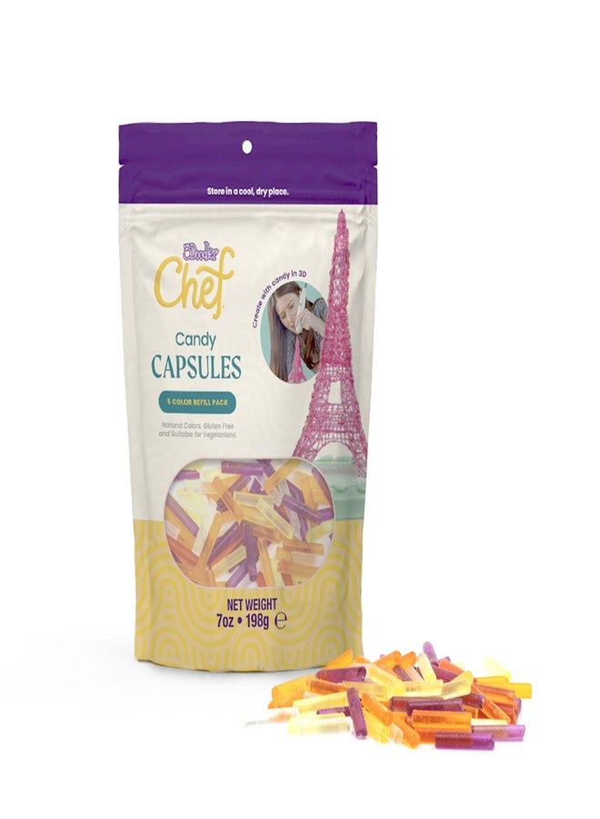 3Doodler Chef Candy Refill Bag - 7 Ounces of Candy in 5 Colors - Image 1