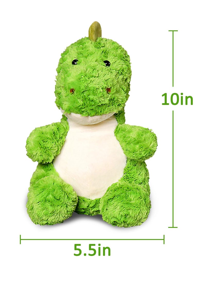 Excefore - Dinosaur Plush Toys, Dinosaur Stuffed Animal, Fat Dinosaur Stuffed Animals Toys Dolls, Plushie Birthday Gifts for Kids Boys Girls Collection, 10 inch - Image 1