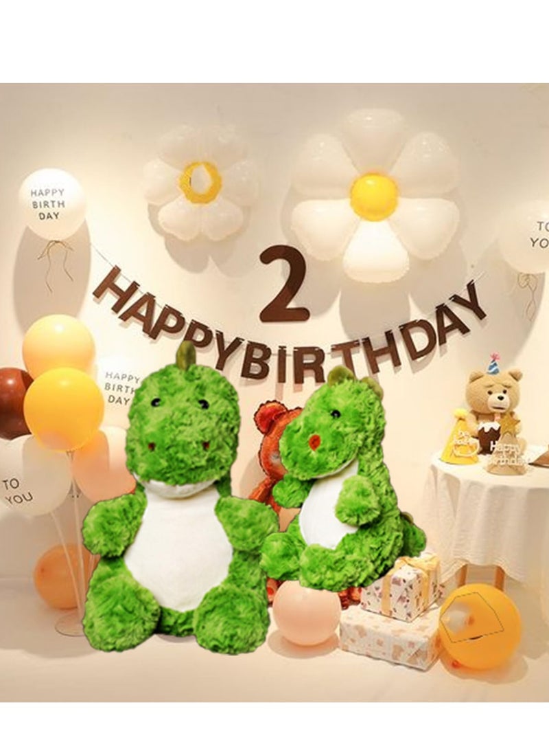 Excefore - Dinosaur Plush Toys, Dinosaur Stuffed Animal, Fat Dinosaur Stuffed Animals Toys Dolls, Plushie Birthday Gifts for Kids Boys Girls Collection, 10 inch - Image 1