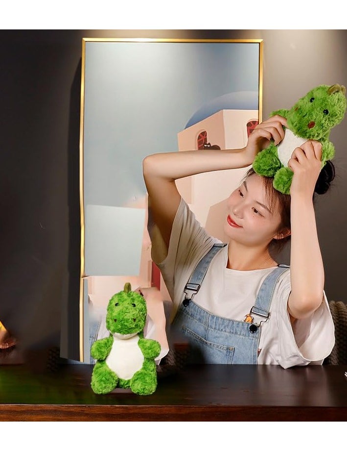 Excefore - Dinosaur Plush Toys, Dinosaur Stuffed Animal, Fat Dinosaur Stuffed Animals Toys Dolls, Plushie Birthday Gifts for Kids Boys Girls Collection, 10 inch - Image 1