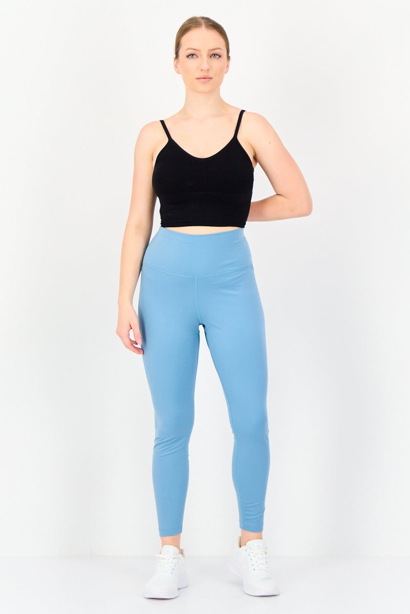 Nike سراويل اليوغا الرياضية النسائية، سافير - Image 4