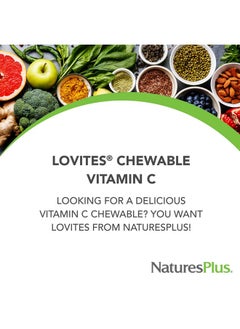Nature's Plus Lovites Chewable Vitamin C 500 Mg 90 Count  - Image 4