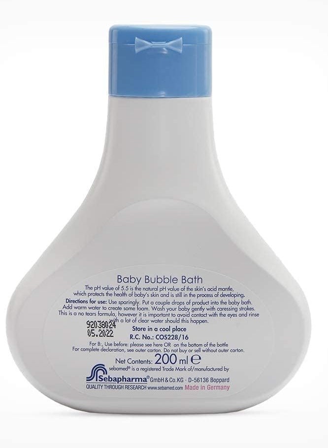 Sebamed Baby Bubble Bath 200ml - Image 2