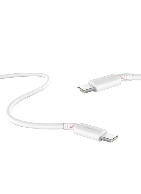 1 Meter USB Type-C Output 5A Data Sync Quick Charging Cable White