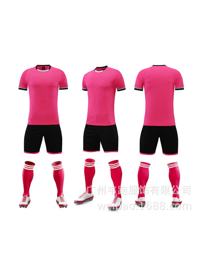 Pink Short Sleeve Football Jersey - Image 1