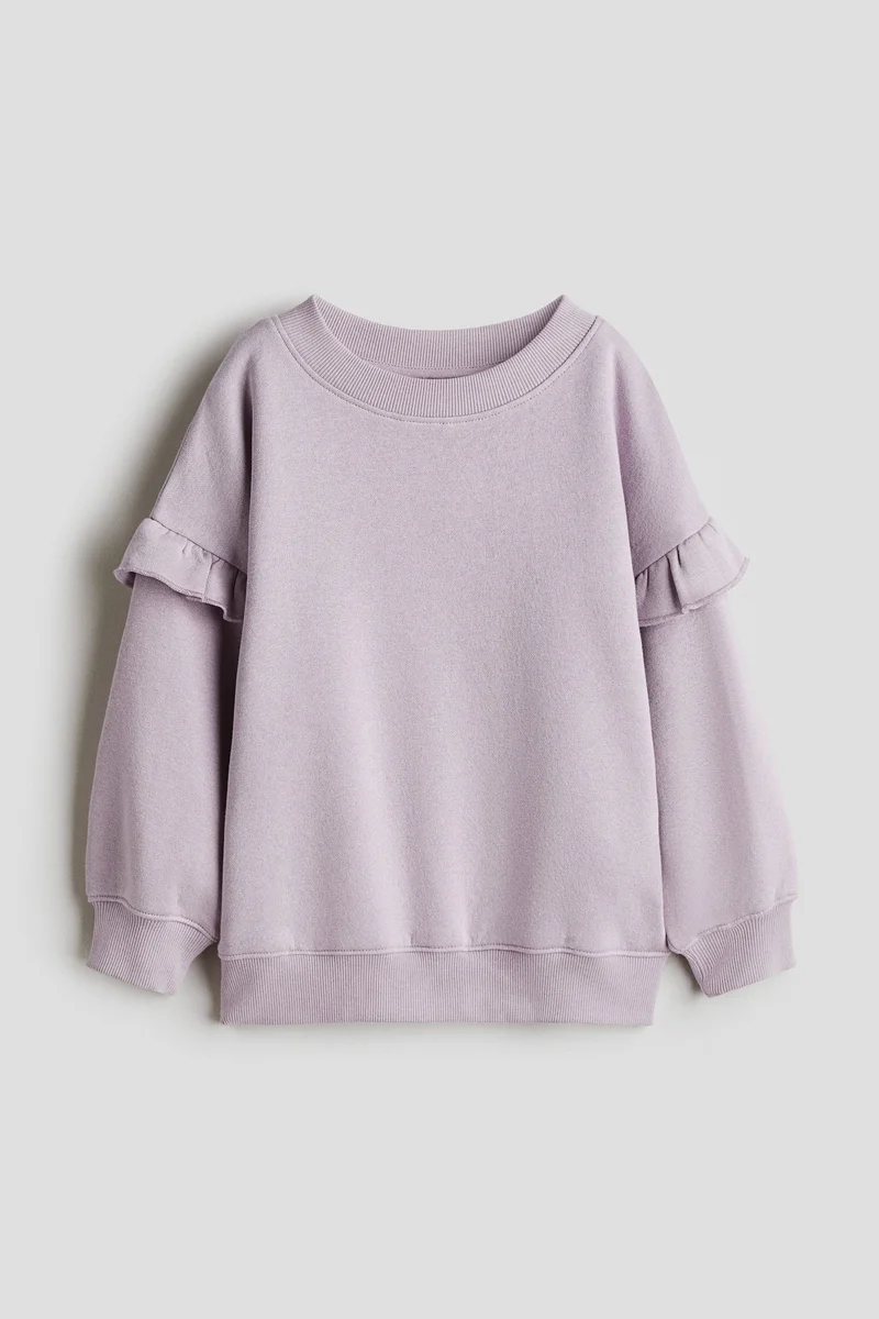H&M Frilled sweatshirt