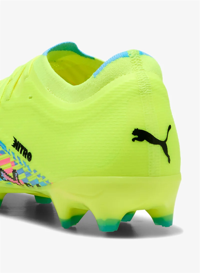 Puma PUMA White-Blue Glimmer-Pink Glimmer-Yellow Alert Ultra Nitro 7 Match Advanced Level Fg/Ag for Men | Best Price UAE