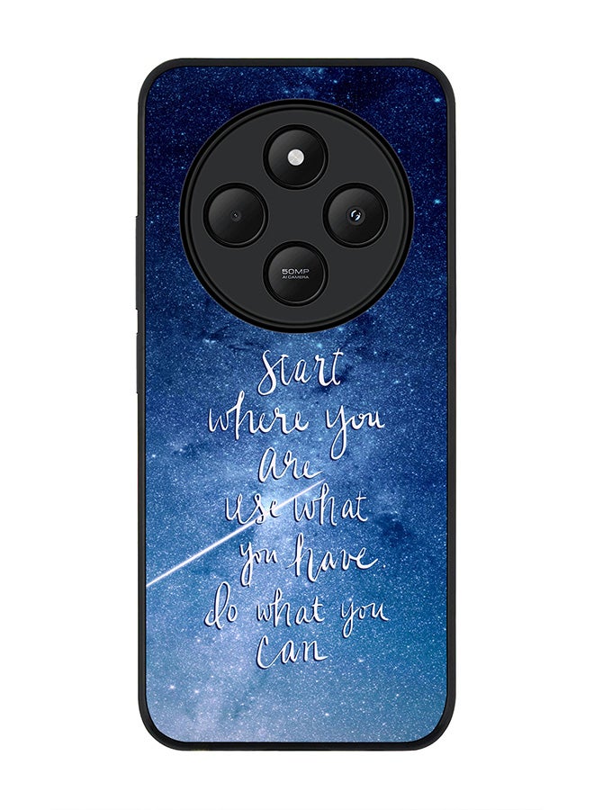 Stylizedd For Xiaomi Poco C75 Case,Slim fit Camera Protection, Shockproof Thin Phone cover - Start, Use, Do - Image 1