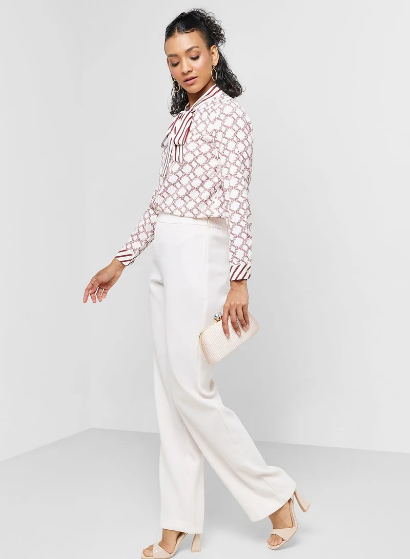 ايلا Printed Button Down Shirt