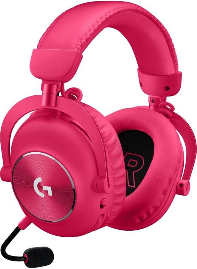 Logitech G PRO X 2 LIGHTSPEED Wireless Gaming Headset - Magenta - Image 2