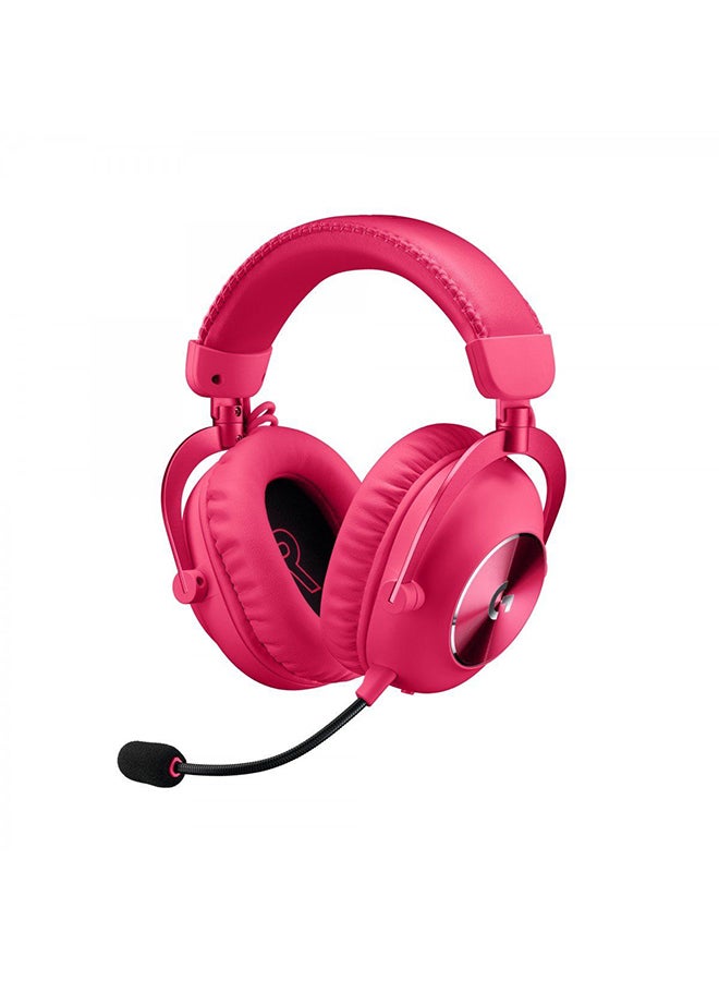 Logitech G PRO X 2 LIGHTSPEED Wireless Gaming Headset - Magenta - Image 1