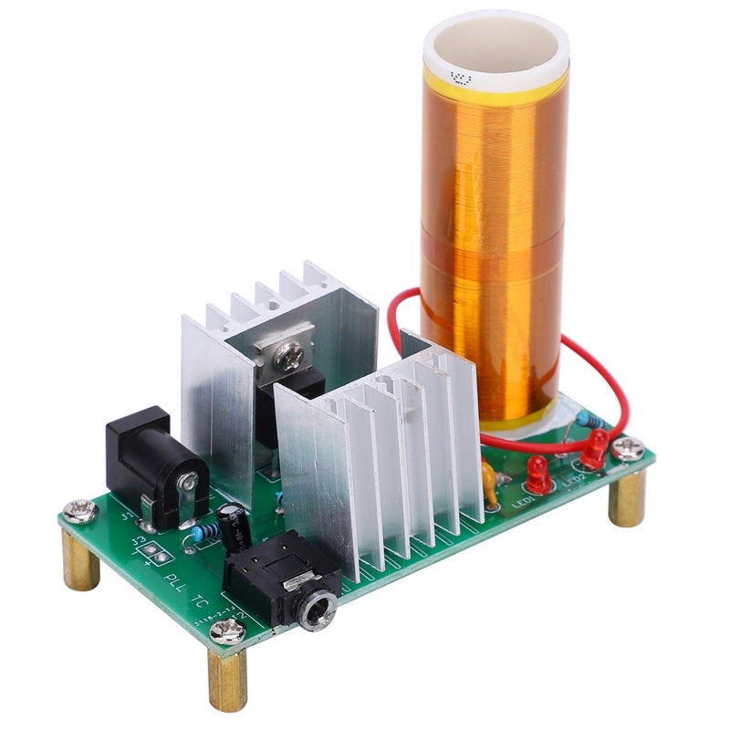 Arc-able Tesla Coil Module 15W DIY Electronic Kit - Arc Speaker Music Playback - Wireless Fluorescent Lamp Ignition for Electronics Enthusiasts - Image 1