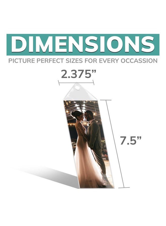 pbf PHOTO BOOTH FRAMES Clear Bookmark Sleeves (Set of 100) - Image 2