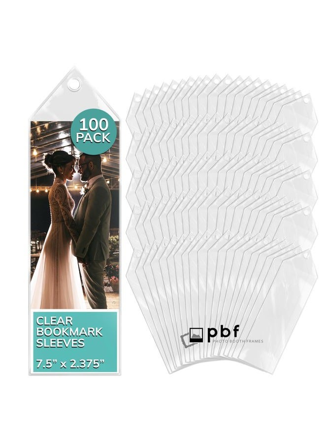 pbf PHOTO BOOTH FRAMES Clear Bookmark Sleeves (Set of 100) - Image 1