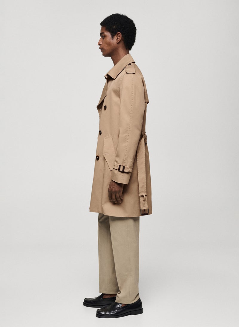 Mango Man Leather Fur-Effect Jacket  - Image 3