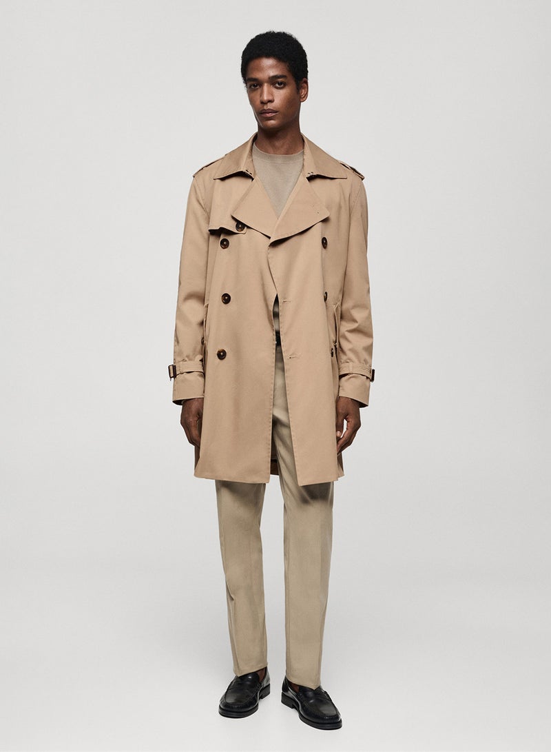 Mango Man Leather Fur-Effect Jacket  - Image 4