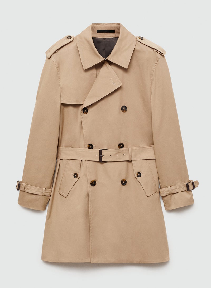 Mango Man Leather Fur-Effect Jacket  - Image 5
