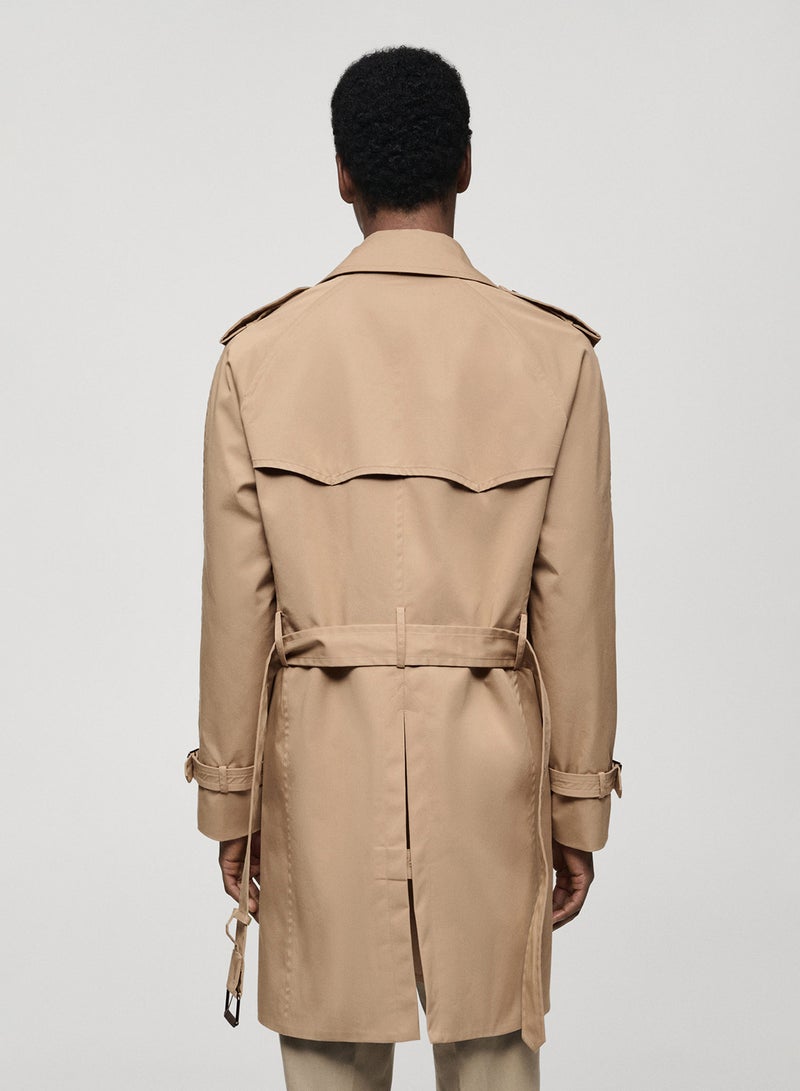 Mango Man Leather Fur-Effect Jacket  - Image 2