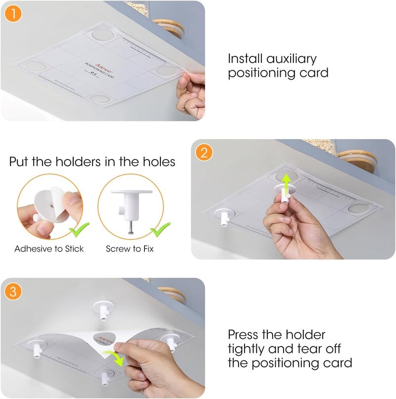AIEVE 4 Pack Stand Mixer Attachment Holders Compatible with Kitchenaid Mixer Accessories,Flex Edge Beater, Flat Beater, Dough Hooks and Wire Whip Organizer - Image 5