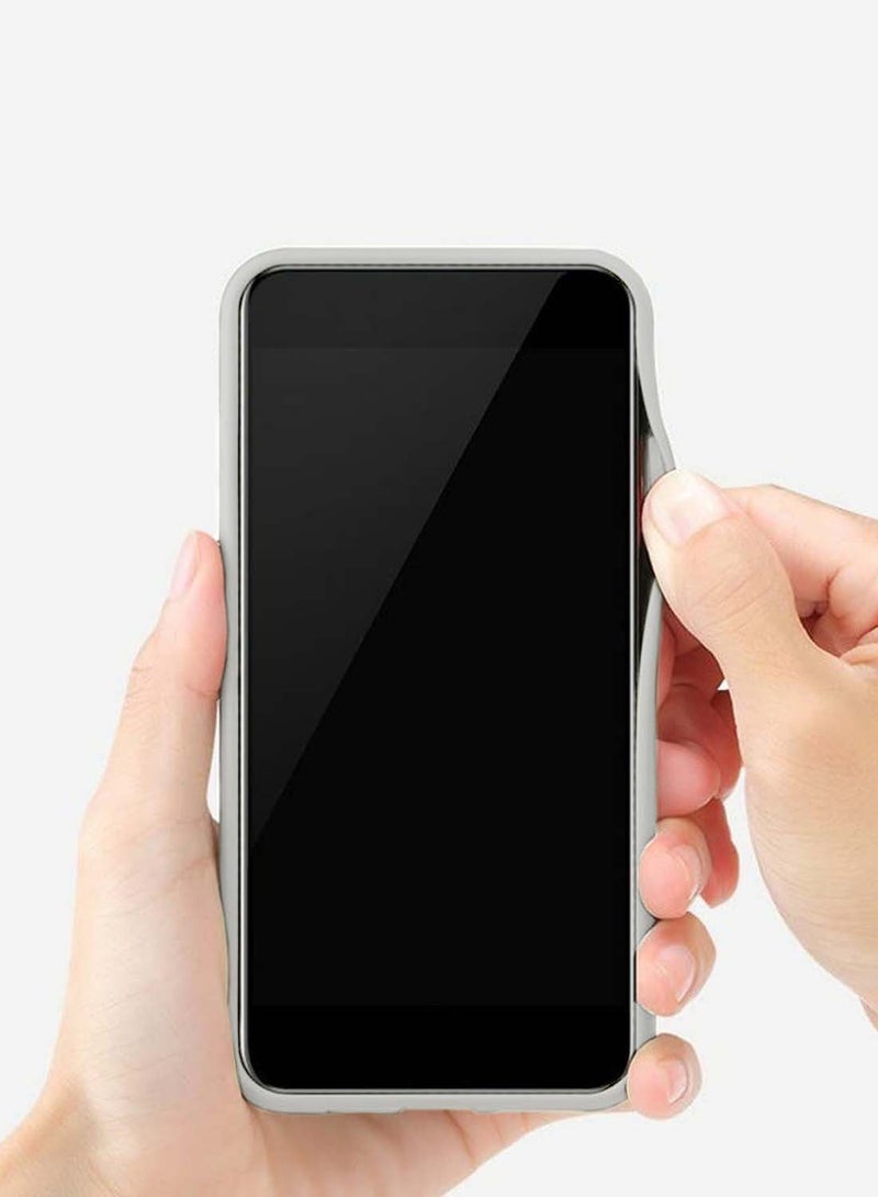 Wtech Realme C75 4G 2024 Hybrid Silicone with Translucent Back Protective Lens Shield Case Cover - Grey - Image 2